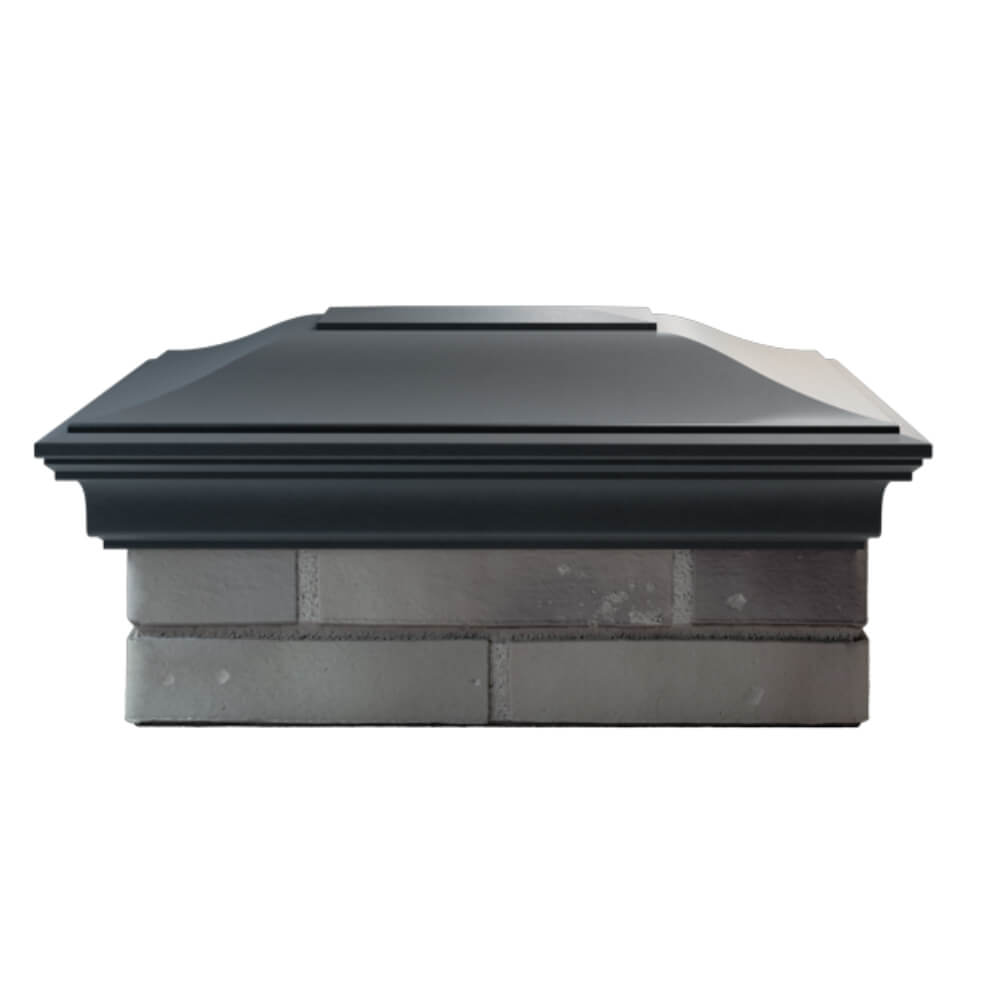 Колпак Zking Монблан Серый на столб 2х1.5 кирпича (515х385мм) в Куйбышеве фото