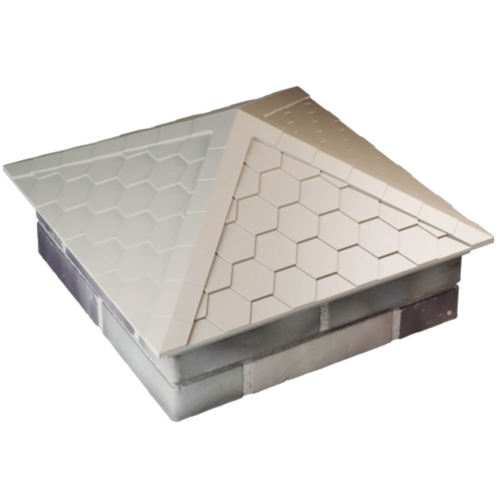 Колпак Zking Эверест Бежевый на столб 2х2 кирпича (535х535мм) Куйбышев фото