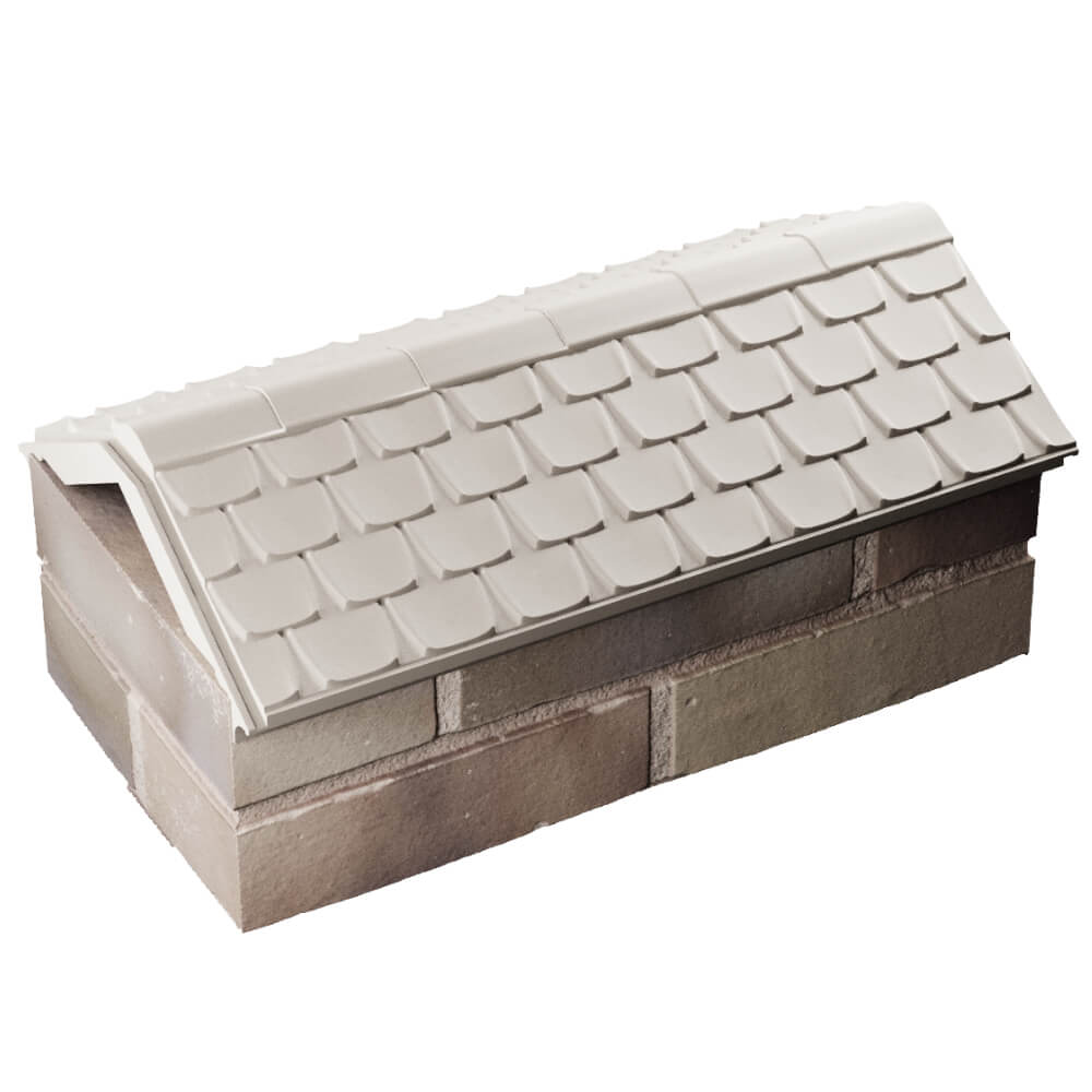 Парапет Zking Эльбрус Бежевый с посадкой на 1 кирпич (255мм) в Куйбышеве фото