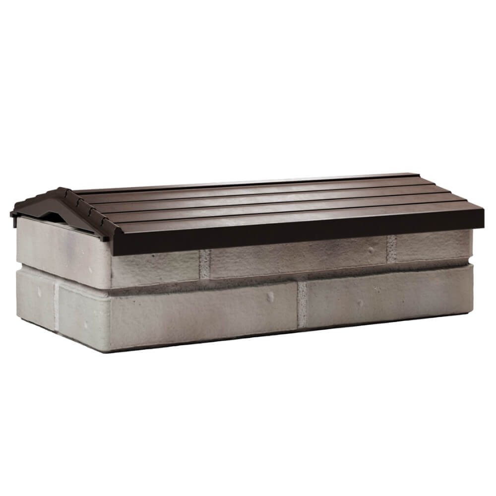 Парапет Zking Бона ХайТек Коричневый с посадкой на 1 кирпич (200/225/255мм) Куйбышев фото