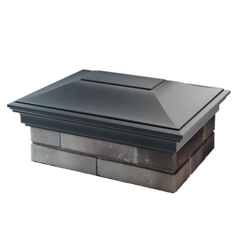 Колпак Zking Монблан Серый на столб 2х1.5 кирпича (515х385мм) в Куйбышеве фото