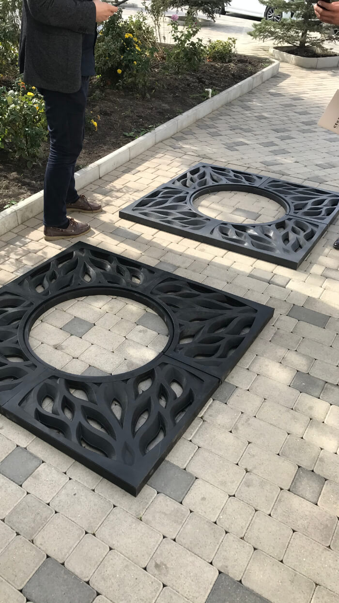 Приствольная решетка для дерева ZKING CRUST 1.2х1.2м Черная в Куйбышеве фото