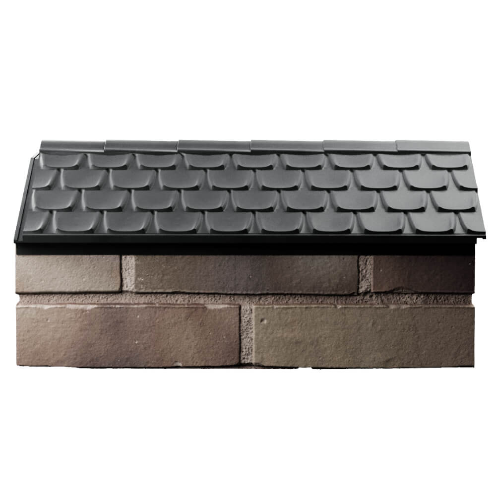 Парапет Zking Эльбрус Серый с посадкой на 1 кирпич (255мм) в Куйбышеве фото