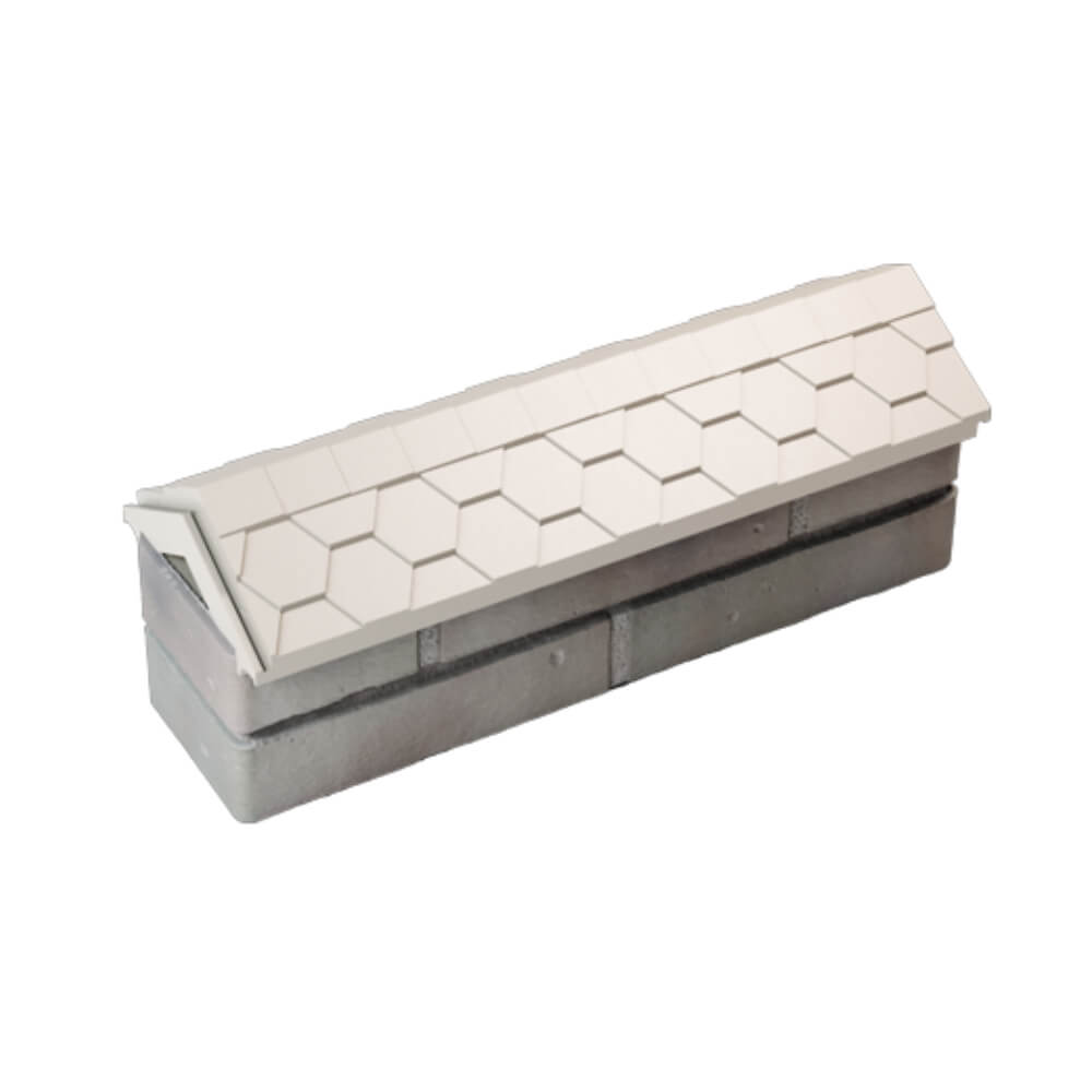 Парапет Zking Эверест Бежевый с посадкой на 0.5 кирпича (130мм) в Куйбышеве фото