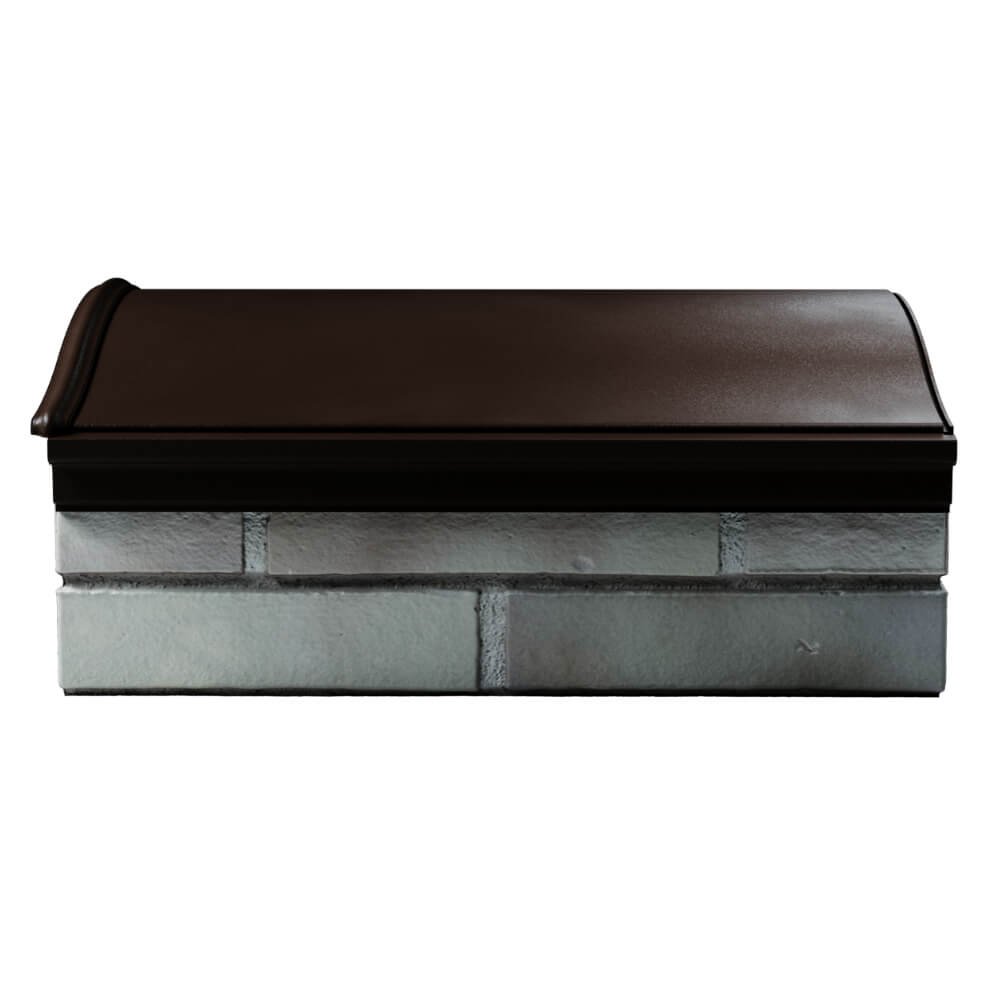 Парапет Zking Монблан Коричневый посадка на 1.5 кирпича (355/385мм) в Куйбышеве фото