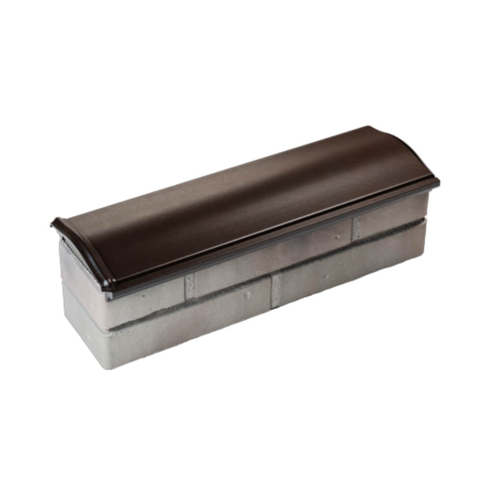 Парапет Zking Монблан Коричневый посадка на 0.5 кирпича (130мм) в Куйбышеве фото