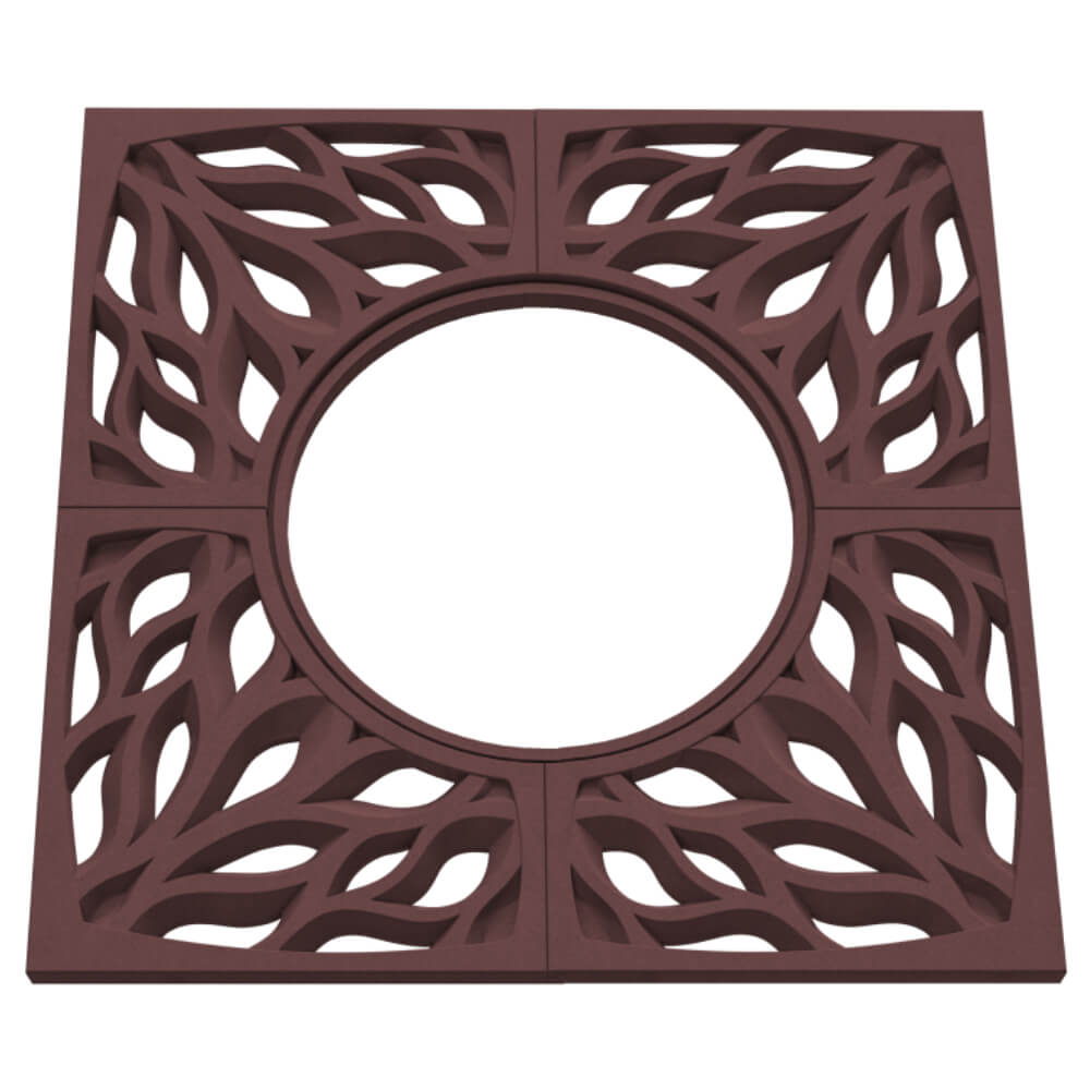 Приствольная решетка для дерева ZKING CRUST 1.2х1.2м Коричневая в Куйбышеве фото