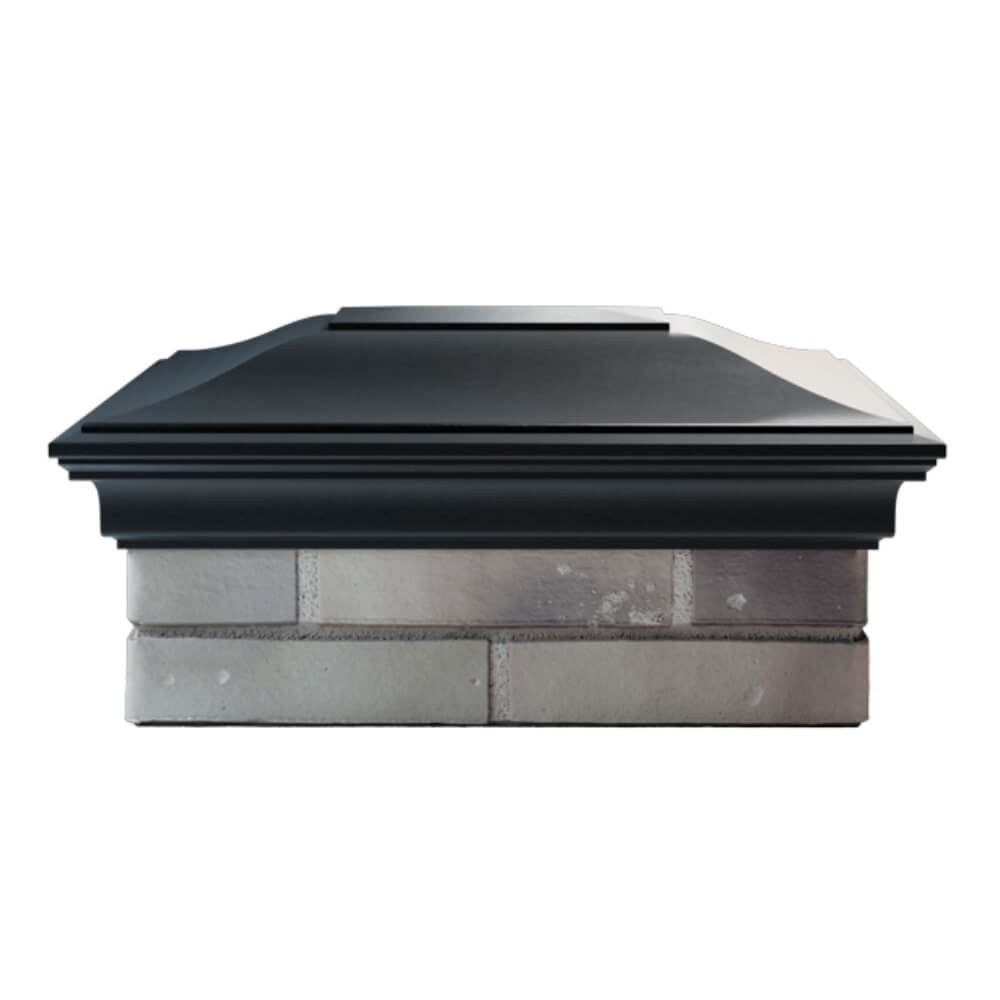 Колпак Zking Монблан Черный на столб 2х1.5 кирпича (515х385мм) в Куйбышеве фото