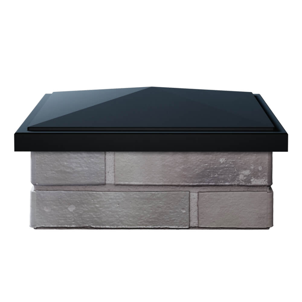 Колпак Zking БонаМоно Черный на столб 1.5х1.5 кирпича (385х385, 400х400мм) Куйбышев фото