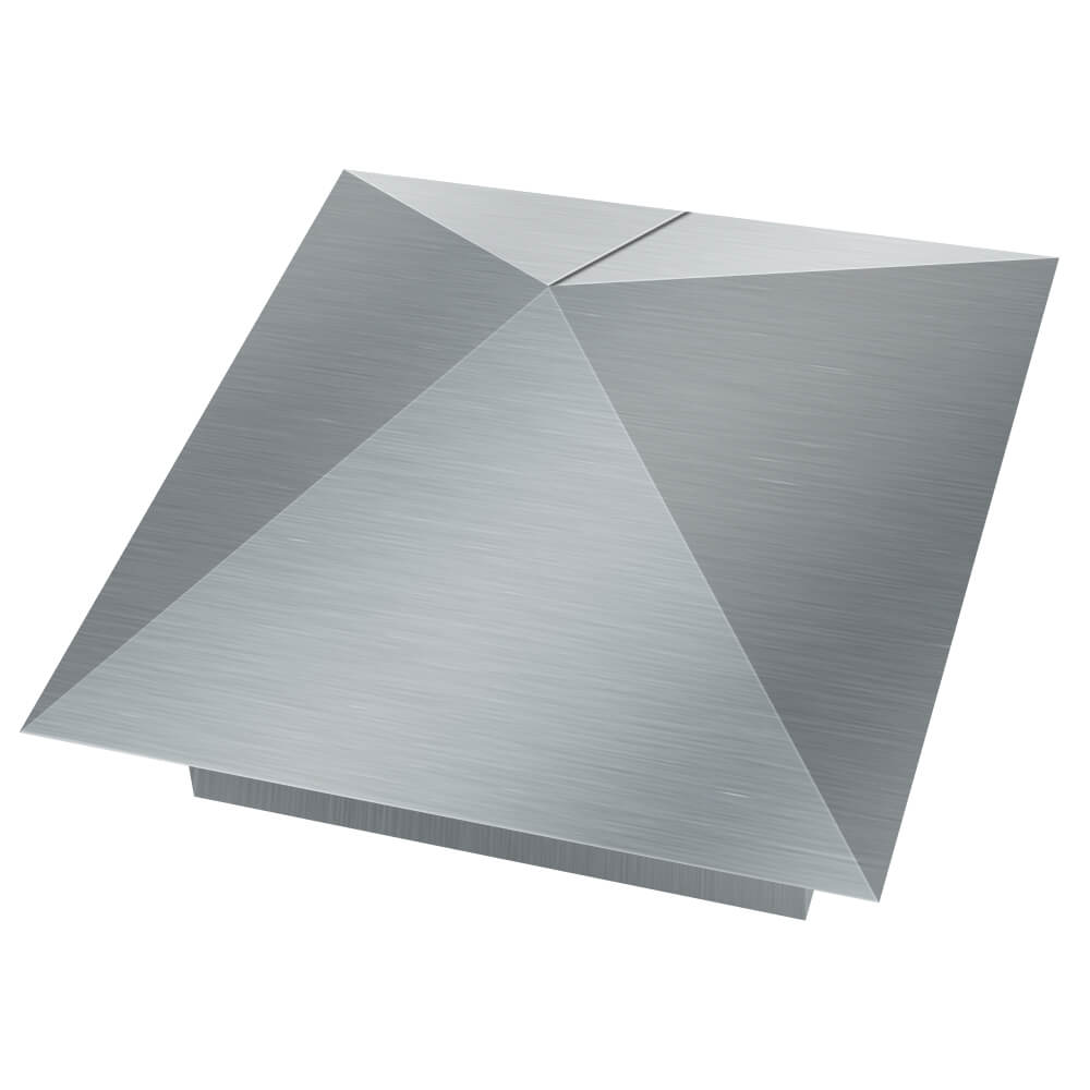 Колпак металлический 380х380мм оцинкованный заборный Куйбышев фото