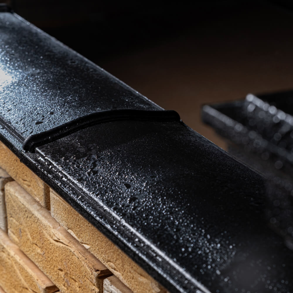 Парапет Zking Монблан Черный посадка на 0.5 кирпича (130мм) в Куйбышеве фото