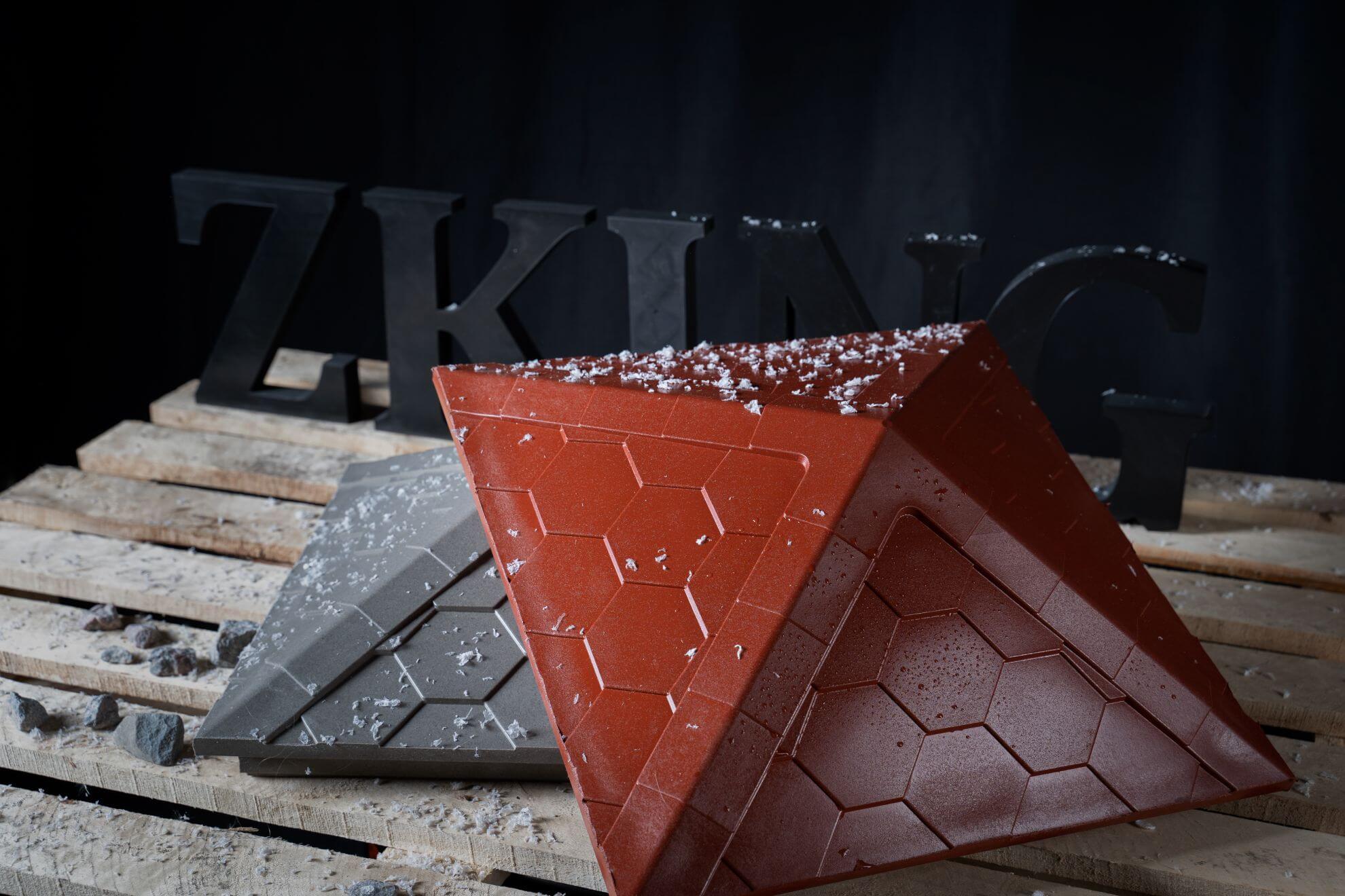 Колпак Zking Эверест Красный на столб 1.5х1.5 кирпича (390х390мм) в Куйбышеве фото