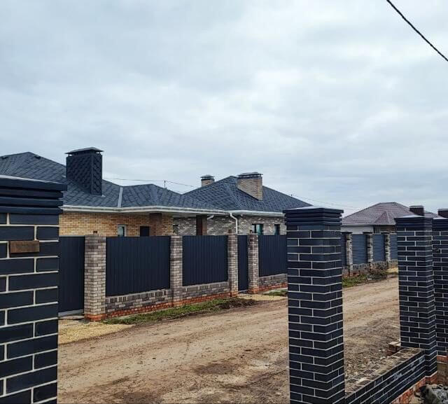 Колпак Zking Бона ХайТек Серый на столб 1.5х1.5 кирпича (385х385мм) в Куйбышеве фото