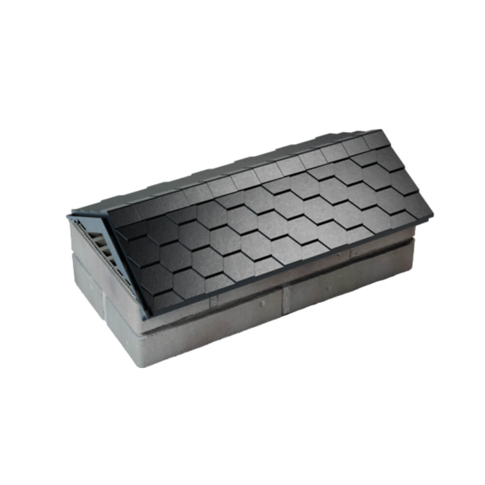 Парапет Zking Эверест Черный с посадкой на 1 кирпич (200/225/255мм) в Куйбышеве фото