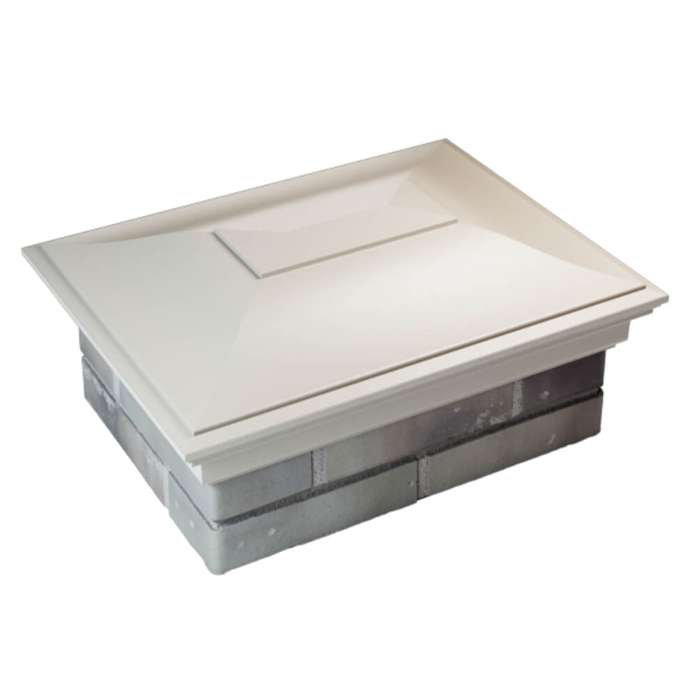 Колпак Zking Монблан Бежевый на столб 2х1.5 кирпича (515х385мм) Куйбышев фото