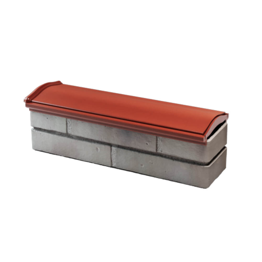 Парапет Zking Монблан Красный посадка на 0.5 кирпича (130мм) в Куйбышеве фото