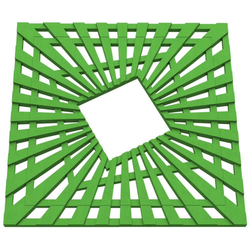 Приствольная решетка для дерева ZKING ATMOSPHERE 1.2х1.2м Зеленая в Куйбышеве фото