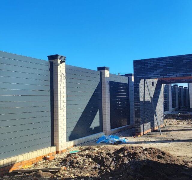 Колпак Zking Бона ХайТек Серый на столб 1.5х1.5 кирпича (385х385мм) в Куйбышеве фото