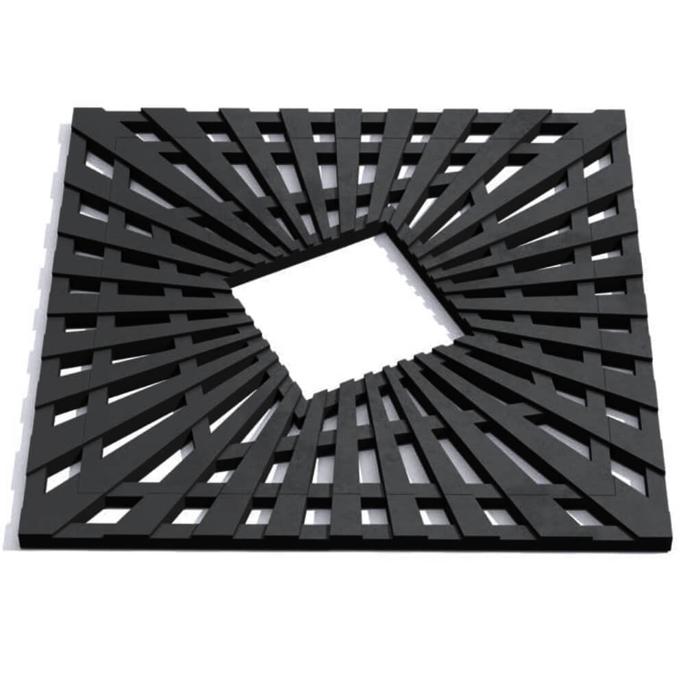 Приствольная решетка для дерева ZKING ATMOSPHERE 1.2х1.2м Черная Куйбышев фото