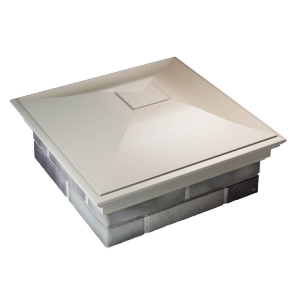 Колпак Zking Монблан Бежевый на столб 2х2 кирпича (515х515мм) Куйбышев фото