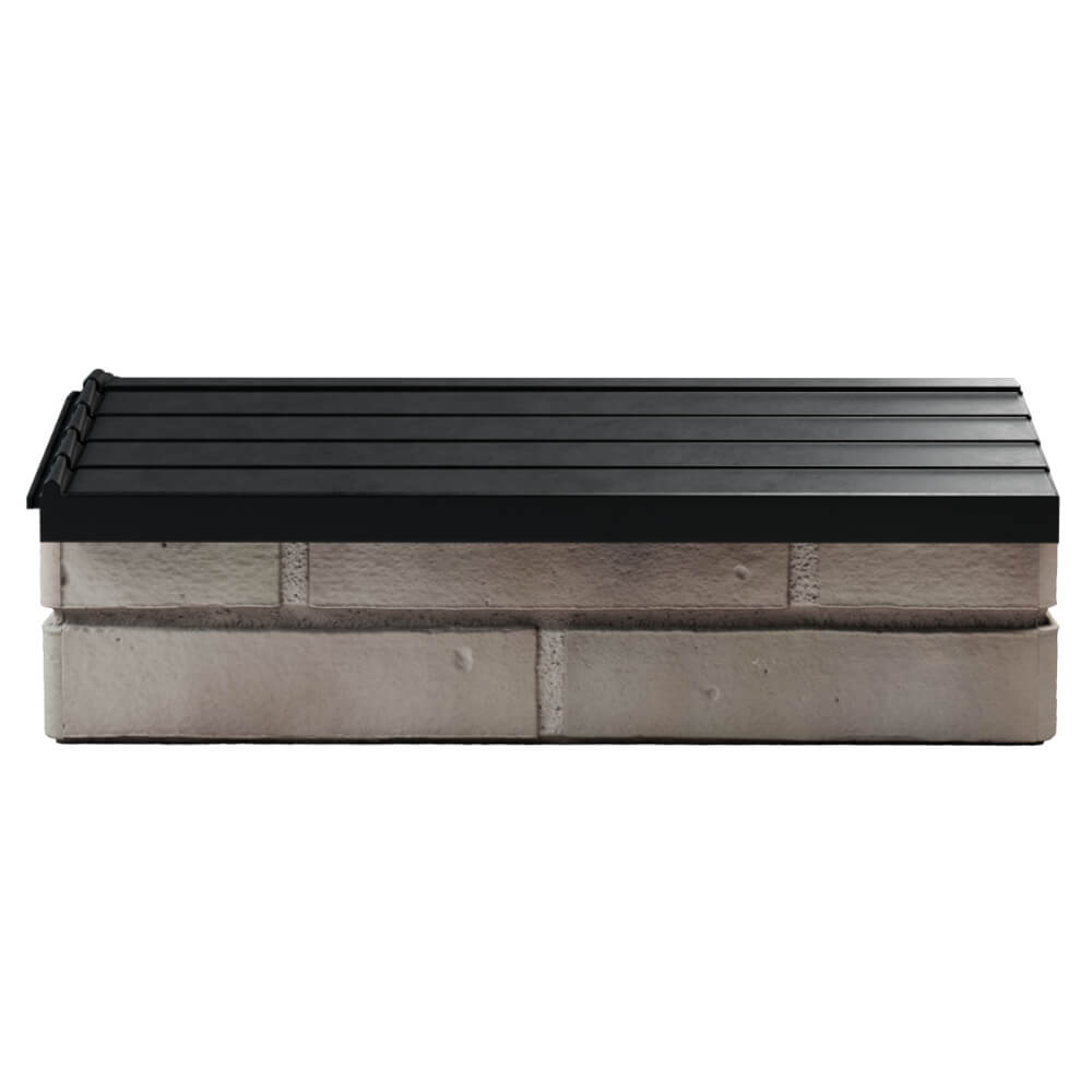 Парапет Zking Бона ХайТек Черный с посадкой на 1 кирпич (200/225/255мм) в Куйбышеве фото