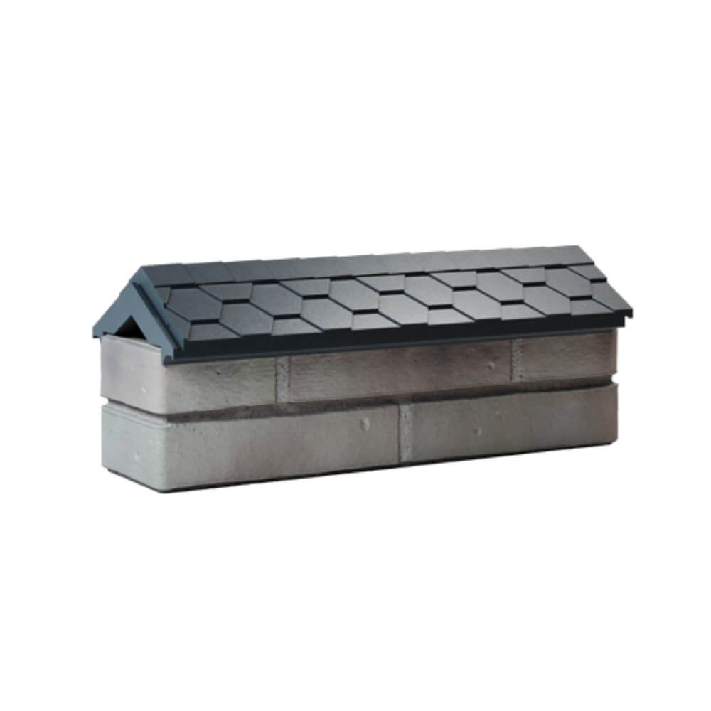 Парапет Zking Эверест Серый с посадкой на 0.5 кирпича (130мм) Куйбышев фото