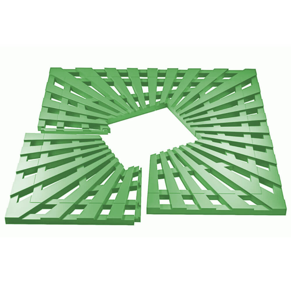 Приствольная решетка для дерева ZKING ATMOSPHERE 1.2х1.2м Зеленая в Куйбышеве фото