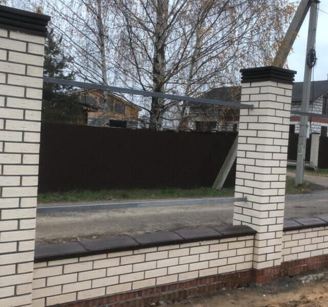 Колпак Zking Бона ХайТек Коричневый на столб 1.5х1.5 кирпича (385х385мм) в Куйбышеве фото