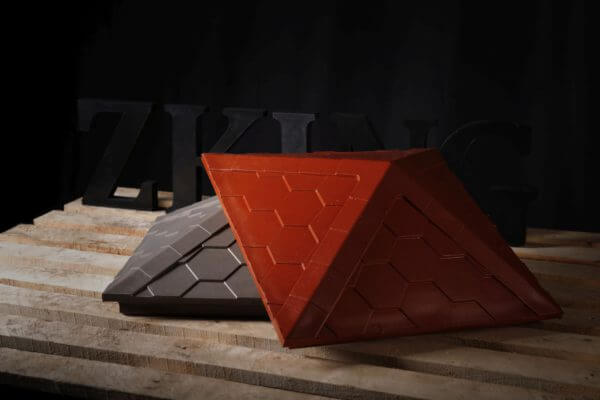 Колпак Zking Эверест Красный на столб 1.5х1.5 кирпича (390х390мм) в Куйбышеве фото