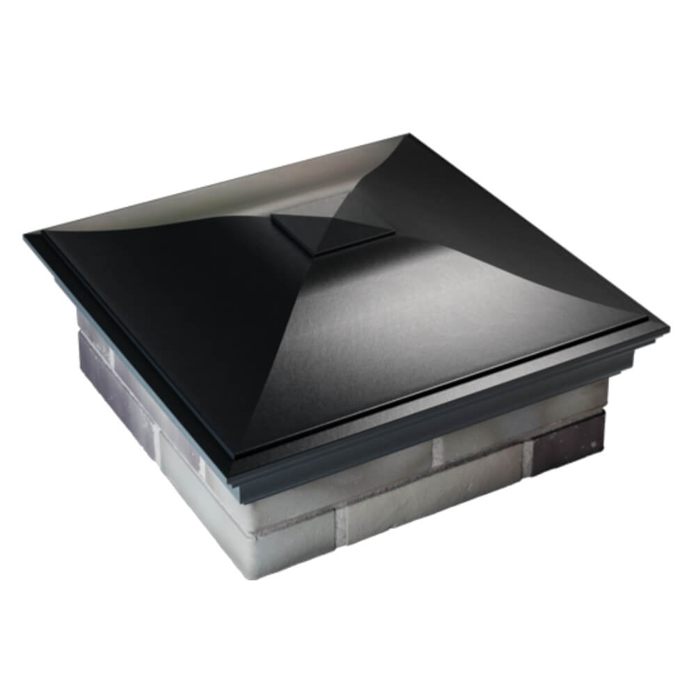 Колпак Zking Монблан Черный на столб 2х2 кирпича (515х515мм) Куйбышев фото