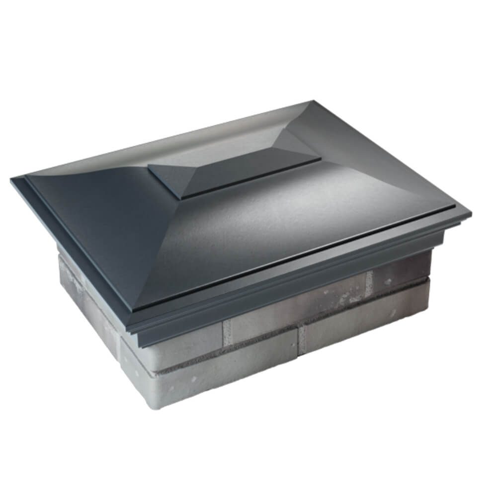 Колпак Zking Монблан Серый на столб 2х1.5 кирпича (515х385мм) Куйбышев фото