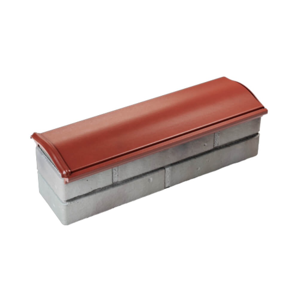 Парапет Zking Монблан Красный посадка на 0.5 кирпича (130мм) в Куйбышеве фото