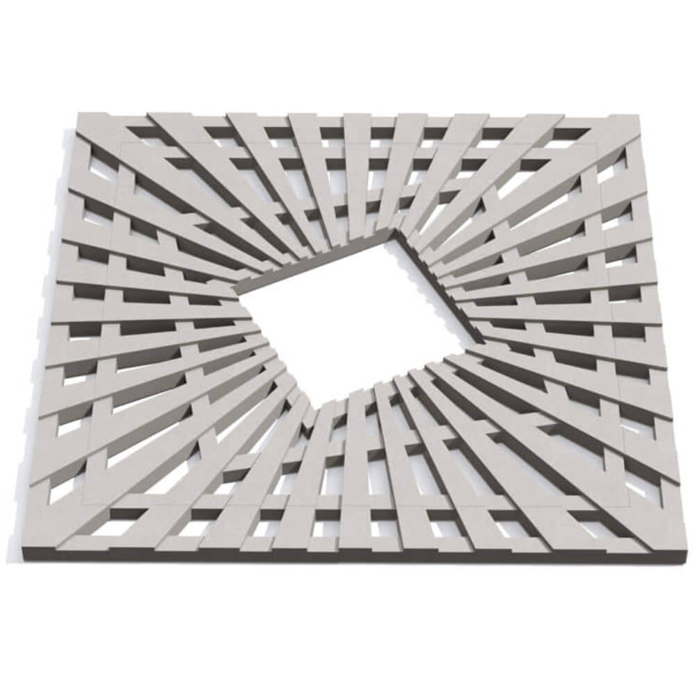 Приствольная решетка для дерева ZKING ATMOSPHERE 1.2х1.2м Бежевая Куйбышев фото