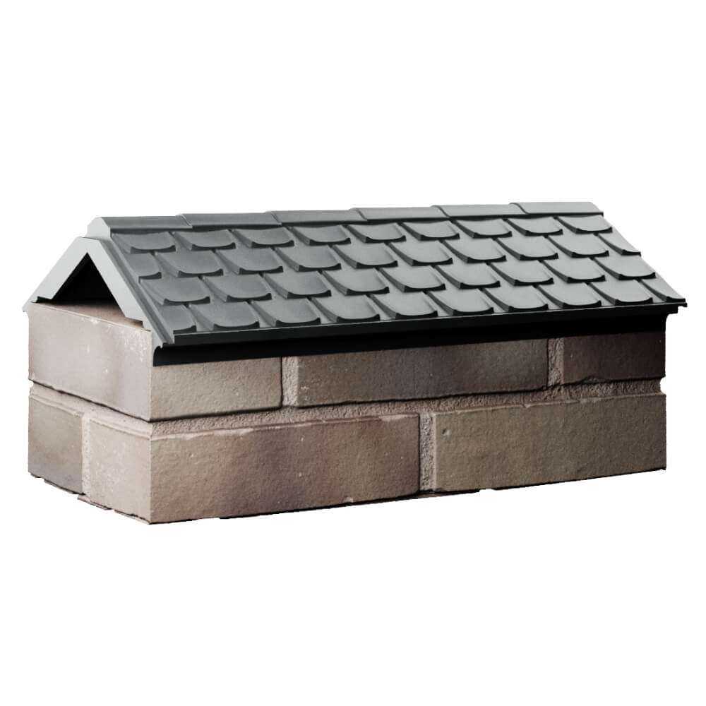 Парапет Zking Эльбрус Серый с посадкой на 1 кирпич (255мм) Куйбышев фото