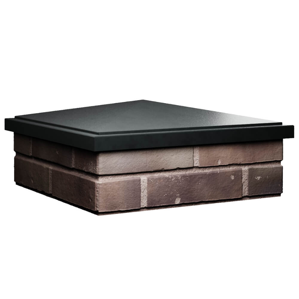 Колпак Zking БонаМоно Черный на столб 2х2 кирпича (515х515, 530х530мм) в Куйбышеве фото