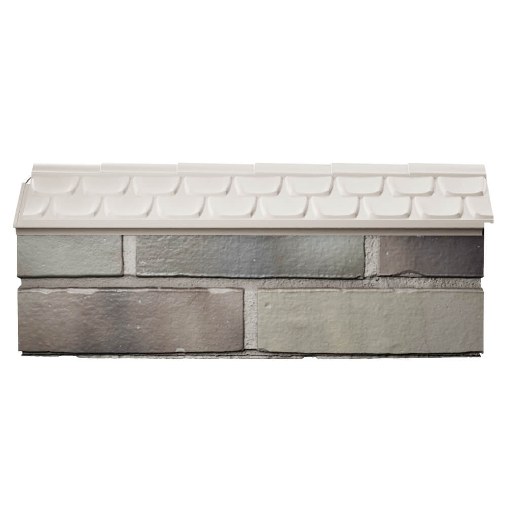 Парапет Zking Эльбрус Бежевый с посадкой на 0.5 кирпича (130мм) в Куйбышеве фото