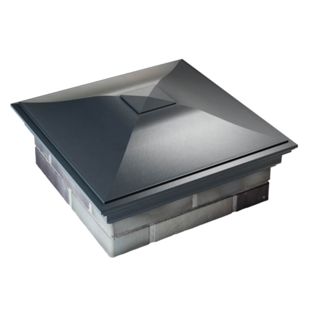 Колпак Zking Монблан Серый на столб 2х2 кирпича (515х515мм) Куйбышев фото