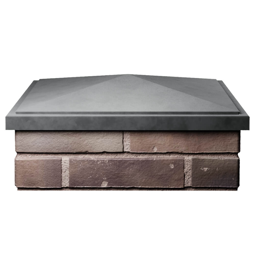 Колпак Zking БонаМоно Серый на столб 2х2 кирпича (515х515, 530х530мм) Куйбышев фото