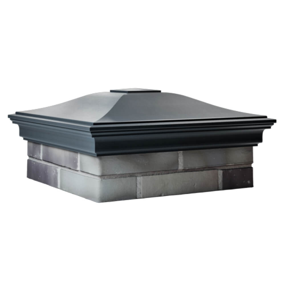 Колпак Zking Монблан Серый на столб 2х2 кирпича (515х515мм) в Куйбышеве фото