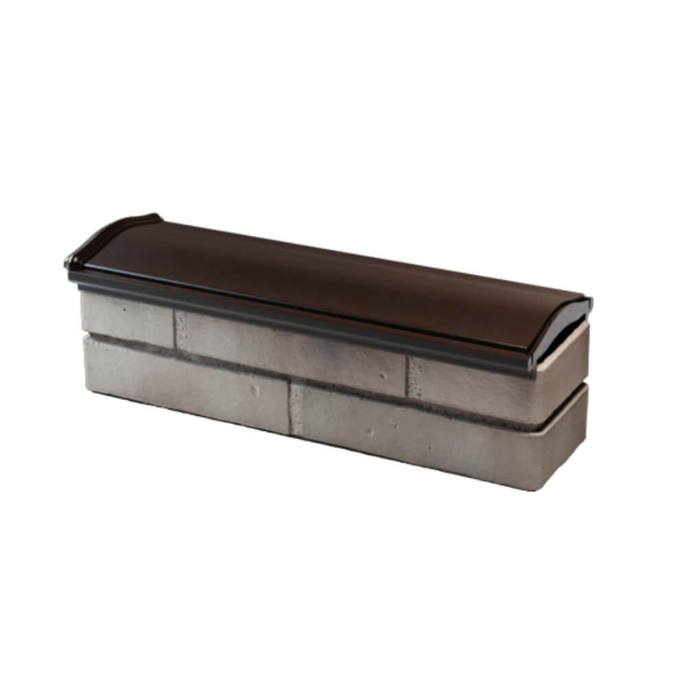 Парапет Zking Монблан Коричневый посадка на 0.5 кирпича (130мм) в Куйбышеве фото