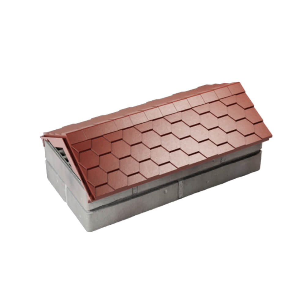 Парапет Zking Эверест Красный с посадкой на 1 кирпич (200/225/255мм) в Куйбышеве фото