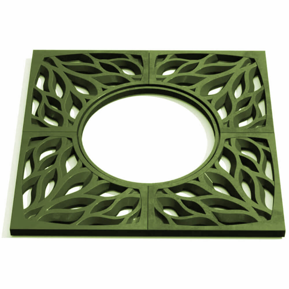 Приствольная решетка для дерева ZKING CRUST 1.2х1.2м Зеленая Куйбышев фото