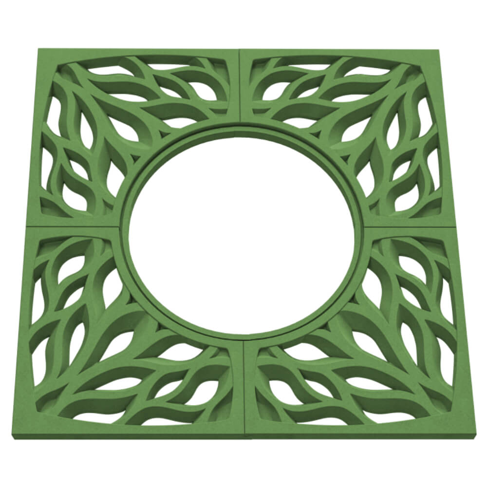 Приствольная решетка для дерева ZKING CRUST 1.2х1.2м Зеленая в Куйбышеве фото