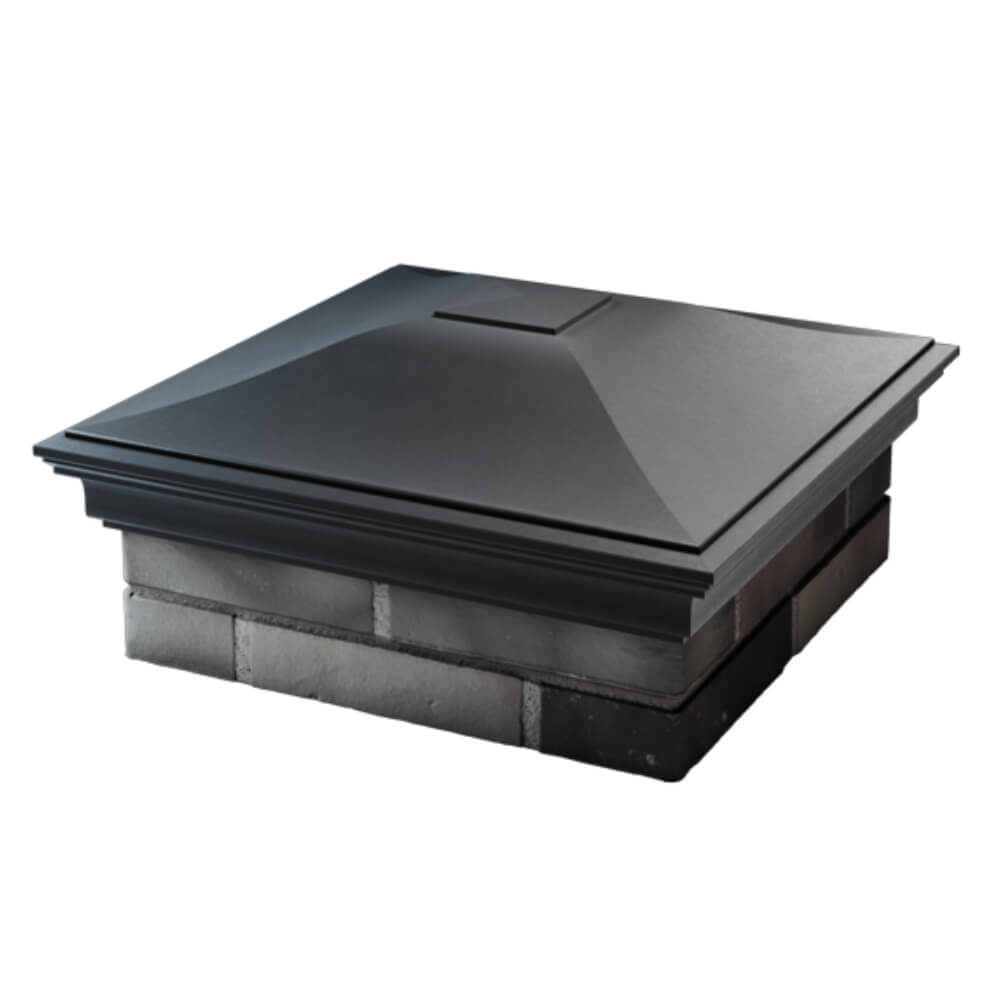 Колпак Zking Монблан Серый на столб 2х2 кирпича (515х515мм) в Куйбышеве фото