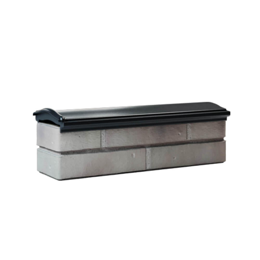 Парапет Zking Монблан Черный посадка на 0.5 кирпича (130мм) Куйбышев фото