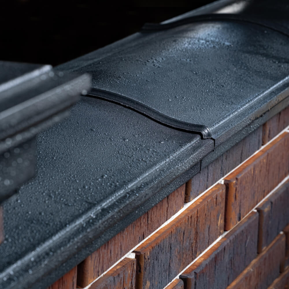 Парапет Zking Монблан Черный посадка на 0.5 кирпича (130мм) в Куйбышеве фото