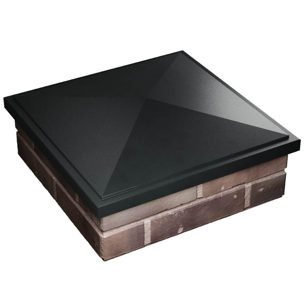 Колпак Zking БонаМоно Черный на столб 2х2 кирпича (515х515, 530х530мм) в Куйбышеве фото