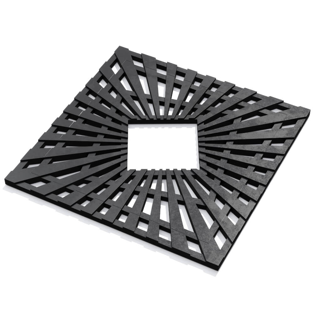 Приствольная решетка для дерева ZKING ATMOSPHERE 1.2х1.2м Черная в Куйбышеве фото