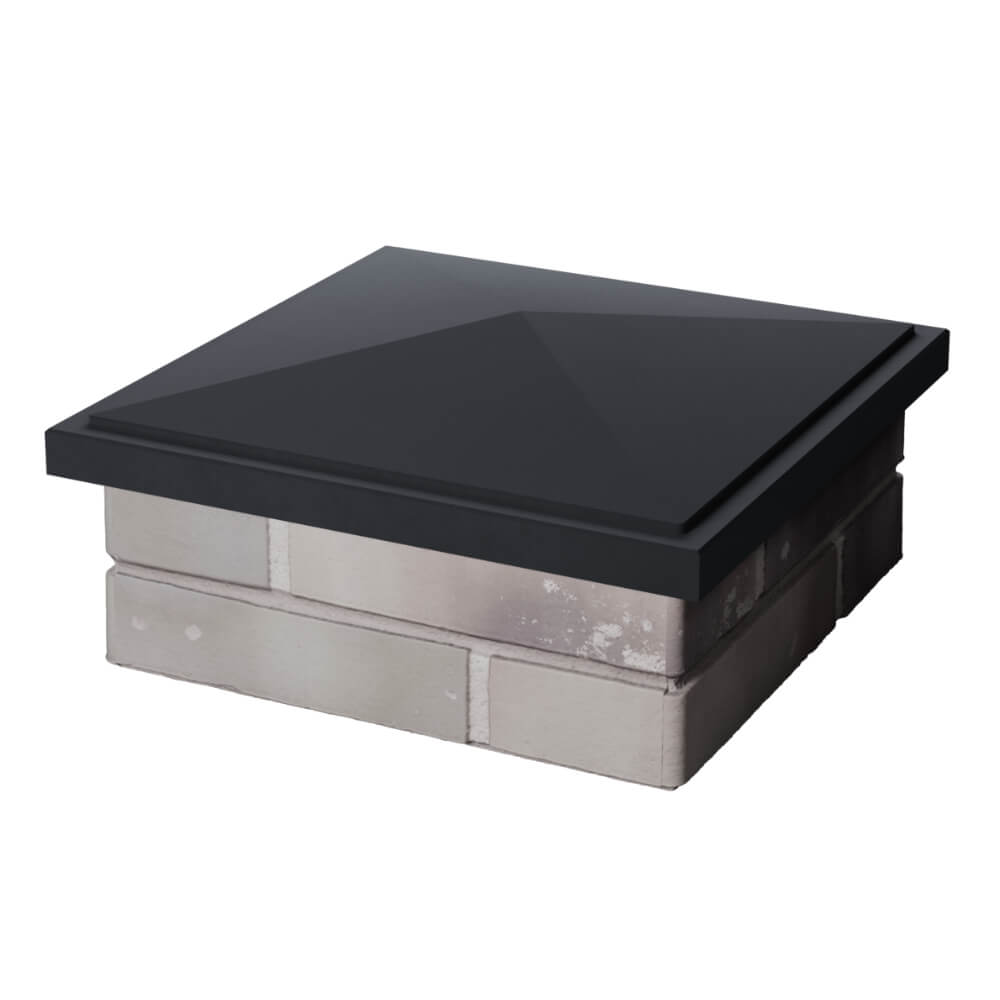 Колпак Zking БонаМоно Серый на столб 1.5х1.5 кирпича (385х385, 400х400мм) в Куйбышеве фото