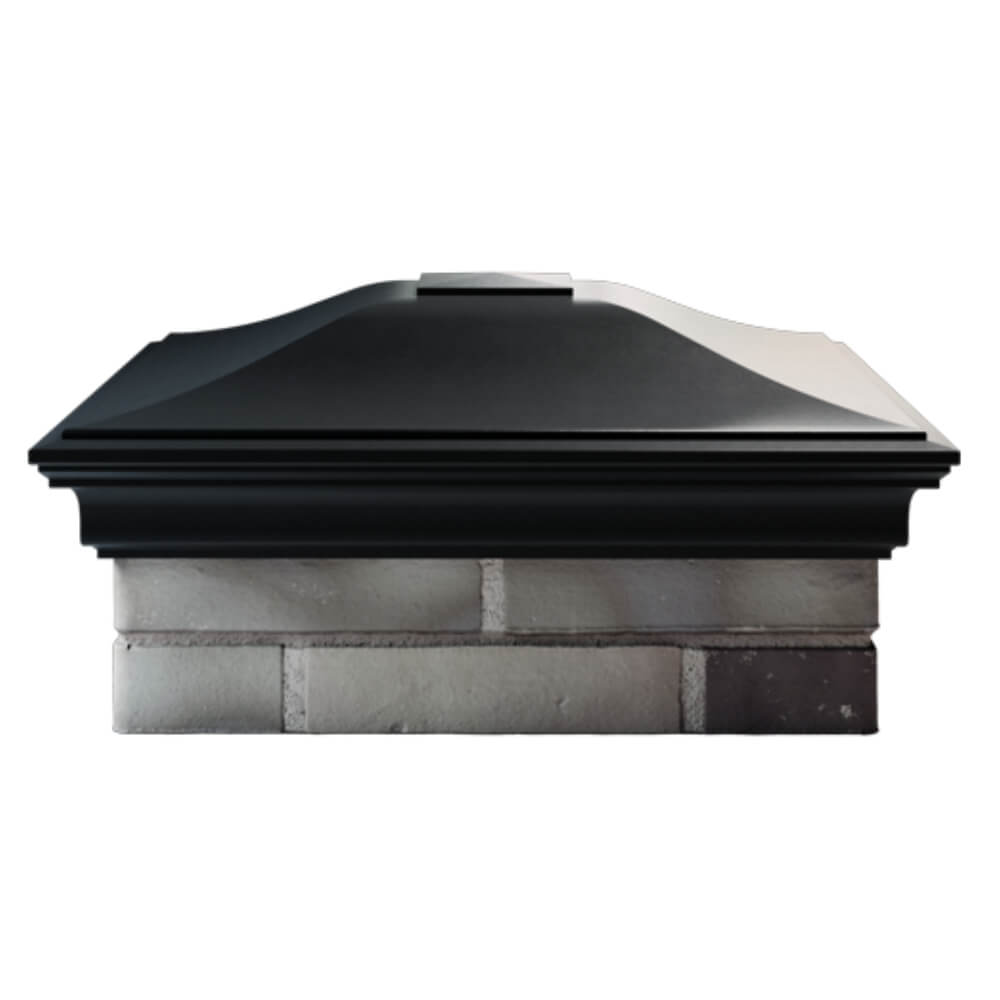 Колпак Zking Монблан Черный на столб 2х2 кирпича (515х515мм) в Куйбышеве фото